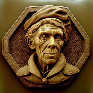 3D model Marge Gunderson Fargo Frances McDormand (STL)